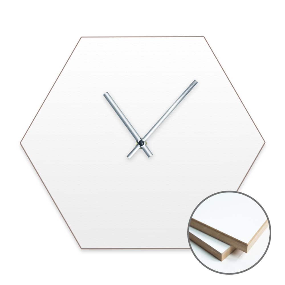 Борд-часы в форме шестигранника